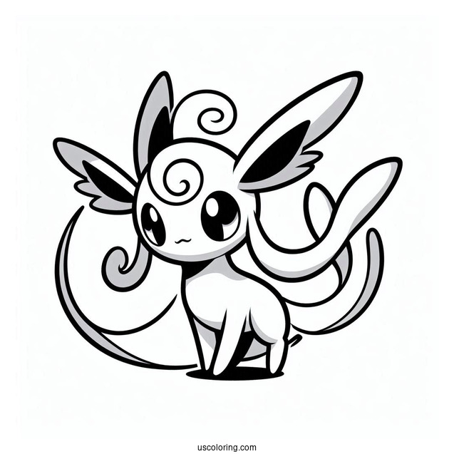 Malamar Psychich Pokemon Coloring In