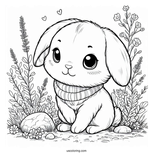 Baby Rabbit In The Wilderness