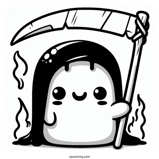 Otto The Grim Reaper Squishmallow