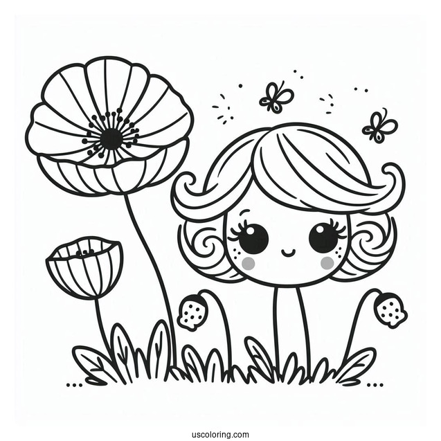 Poppy Playtime Coloring Page Of Simple Mommy Long Legs For Preschoolers