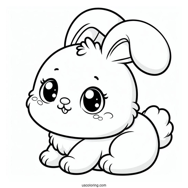 Cute Baby Bugs Bunny Coloring Page